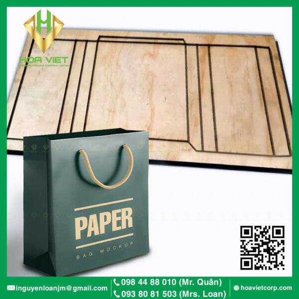 bế cắt túi giấy