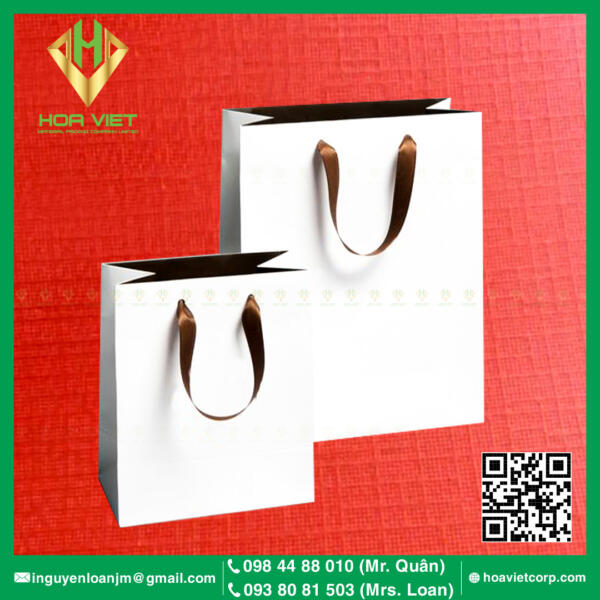 Cán vân thường túi giấy