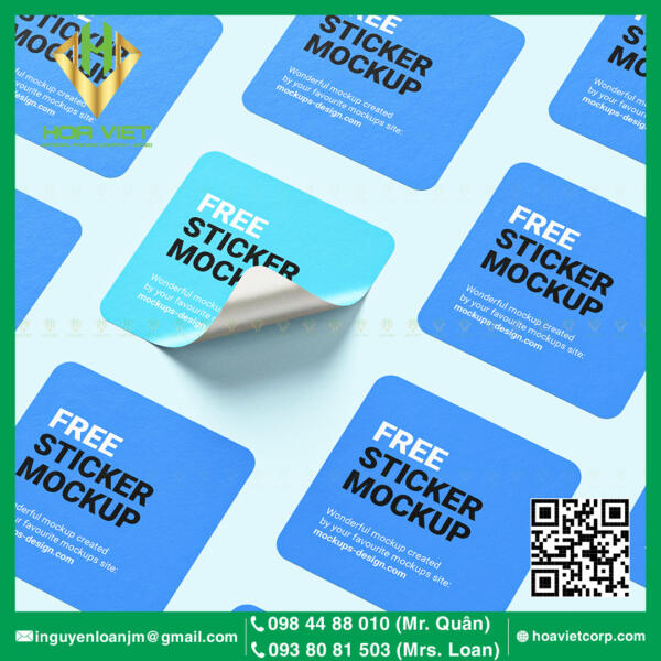 bế cắt tem vuông