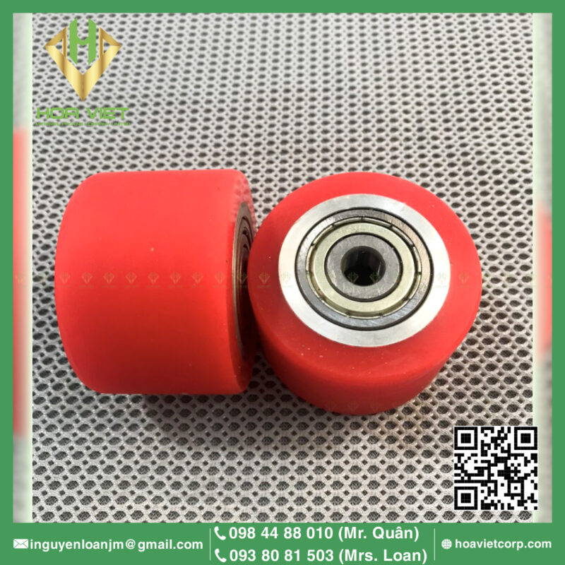 Trang chủ 23 Banh xe cao su do 60x40 2 bac dan 6300z