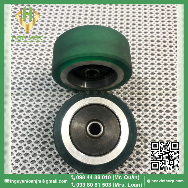 Trang chủ 29 Banh xe cao su xanh 48x15 1