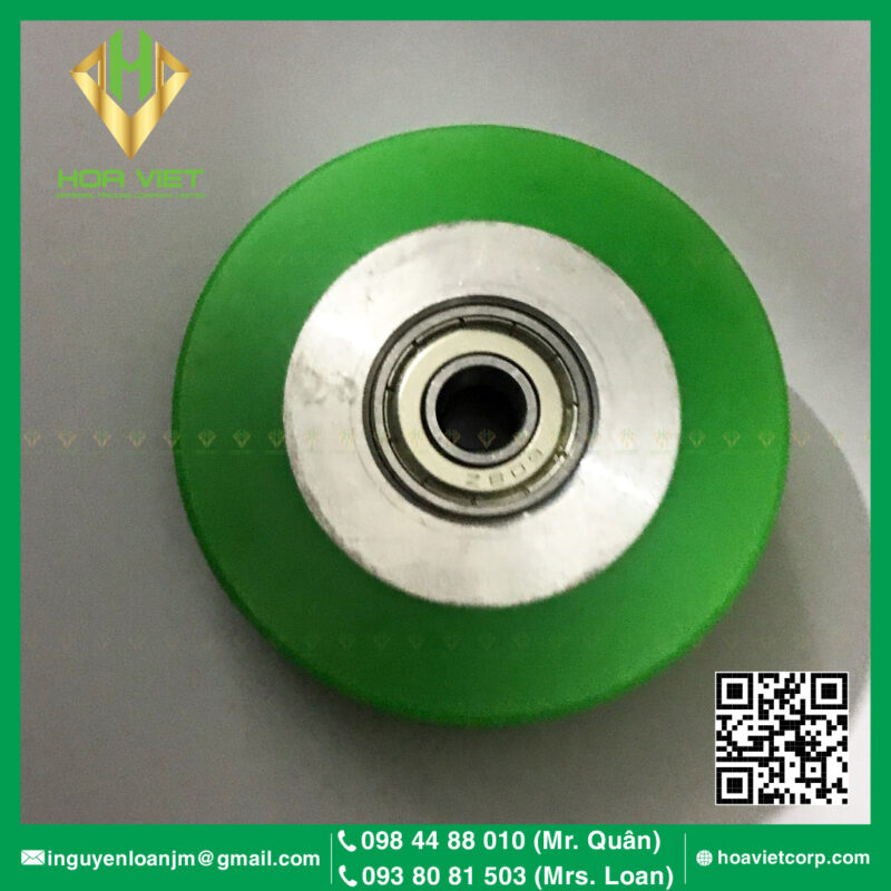 Trang chủ 28 Banh xe cao su xanh 60x20x8 608Z