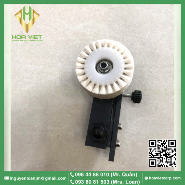 Bộ cùm Thép Bánh Xe Lông Trắng 628Z