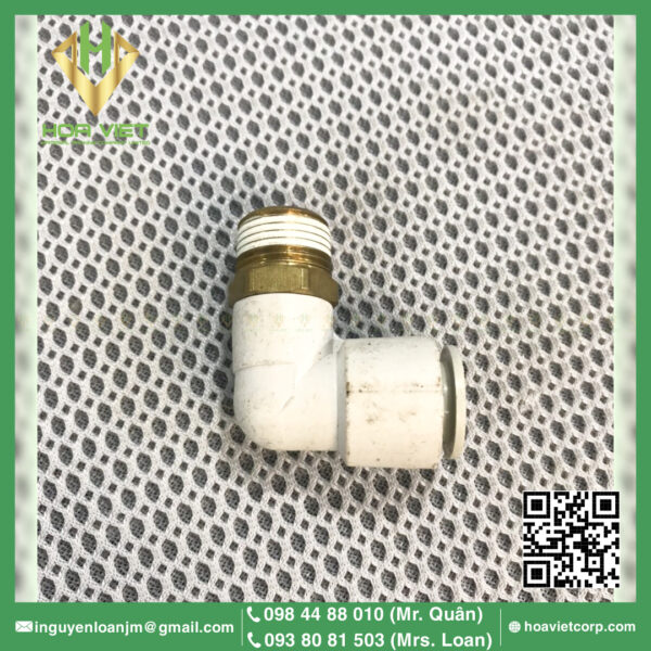 Co nối hơi phi 12 ren 17