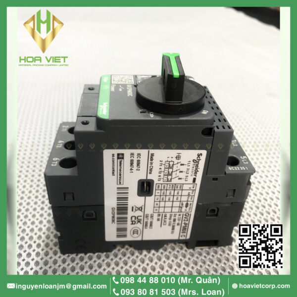 Công tắt bảo vệ động cơ GV2PM08C