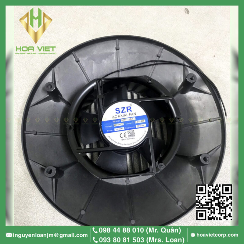 Nap quat bo ham giay