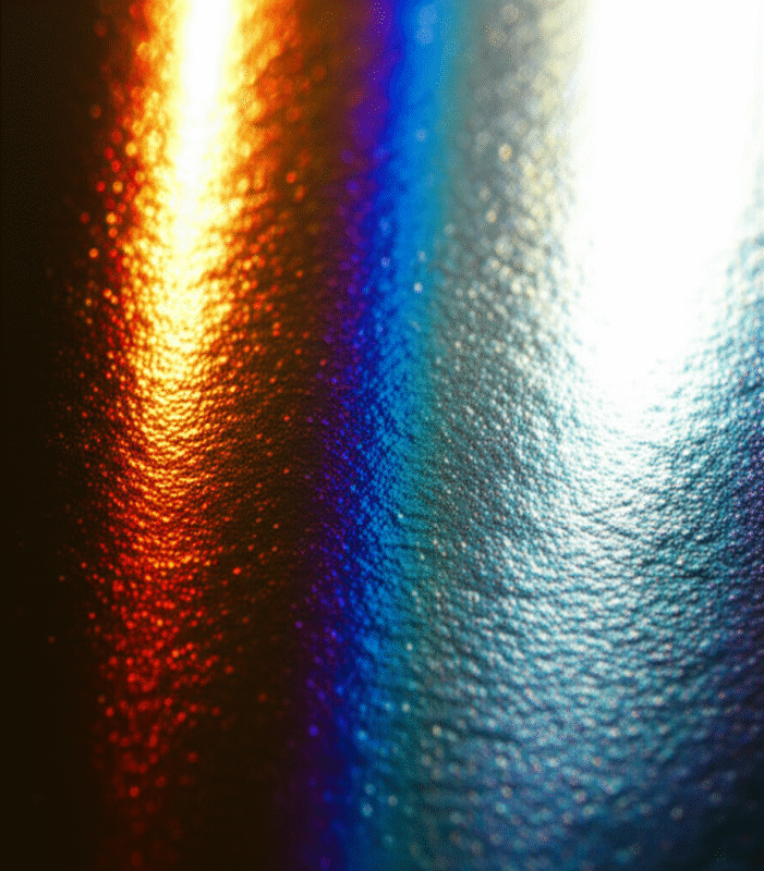 Cận cảnh bề mặt cán màng bóng