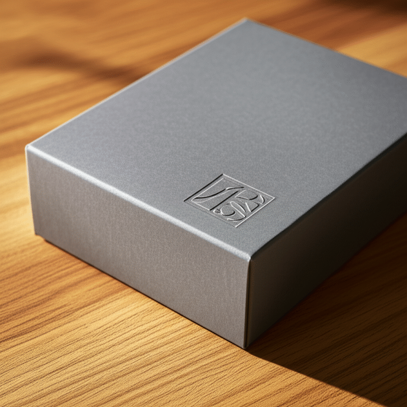 Hộp giấy cán màng cao cấp với logo thương hiệu