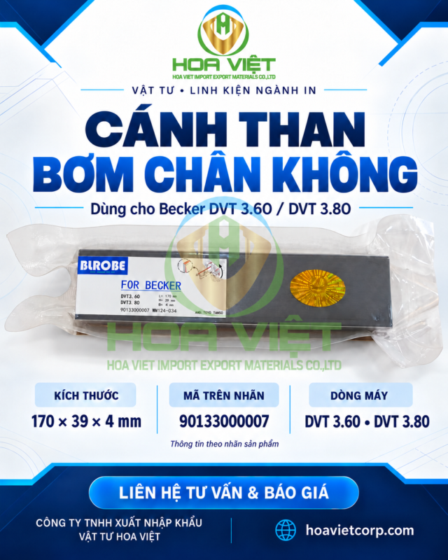 Cánh than bơm chân không Becker, Rietschle, Orion | Hoa Việt 2 canh-than-95x43x4-90135200007-hoa-viet.png
